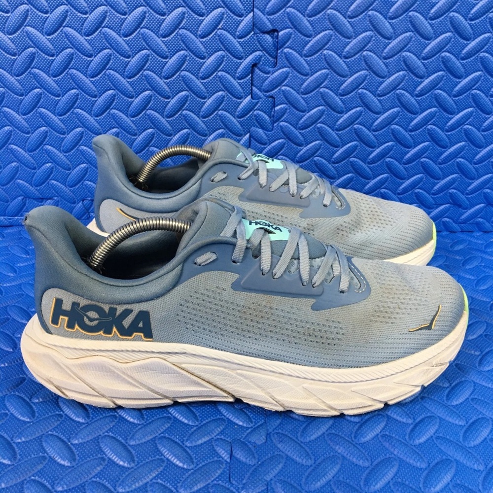 Hoka One One Arahi 7 Mens Running Shoes Blue Comfortable Sneakers Size 11D